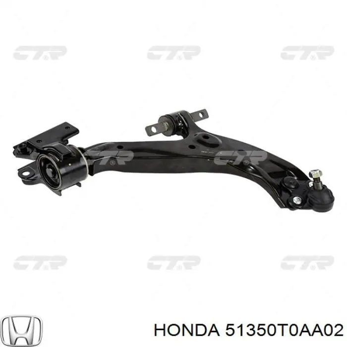 Wahacz zawieszenia przedniego dolny prawy Honda 51350T0AA02 cena, od 146,20 USD