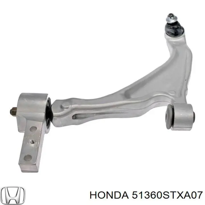 Wahacz zawieszenia przedniego dolny lewy Honda 51360STXA07 cena, od 222,22 USD