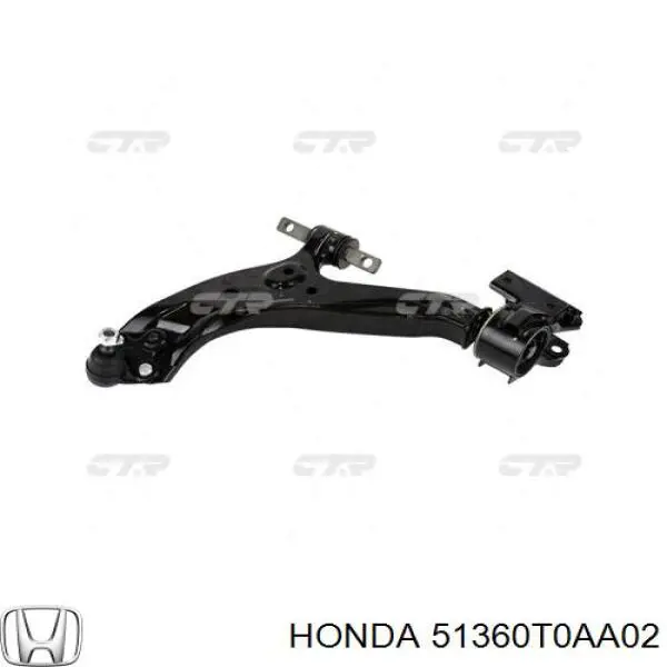 Wahacz zawieszenia przedniego dolny lewy Honda 51360T0AA02 cena, od 160,91 USD