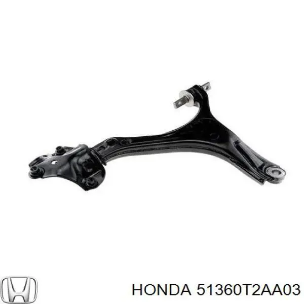 Do koszyka 51360T2AA02 Honda Wahacz zawieszenia przedniego dolny lewy