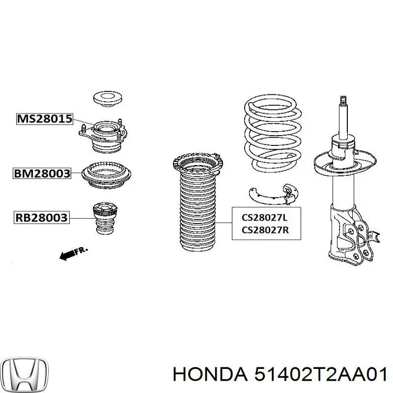  Honda 51402T2AA01