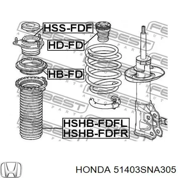 Osłona amortyzatora przedniego Honda 51403SNA305 cena, od 17,67 USD