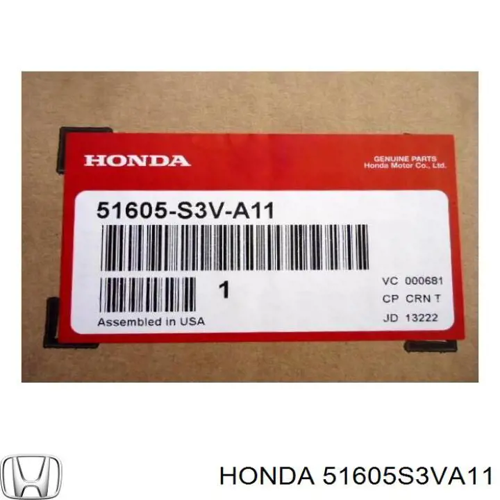 Do koszyka 51605S3VA11 Honda Amortyzator przedni prawy