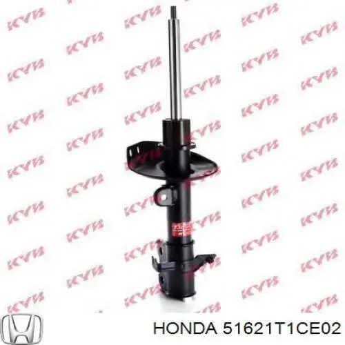 51621T1CE02 Honda Amortyzator przedni lewy