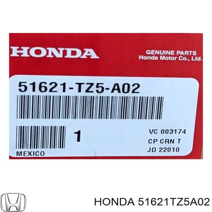 51621TZ5A02 Honda Amortyzator przedni lewy