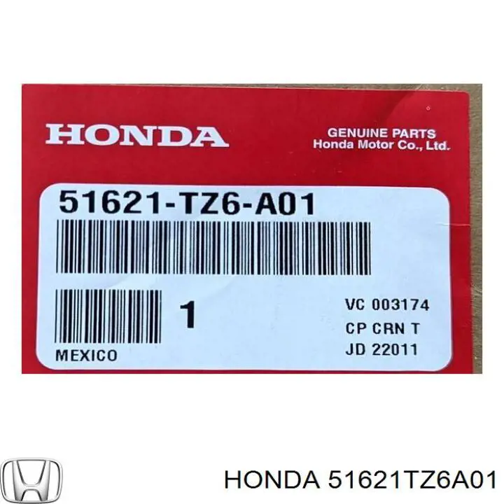 51621TZ6A01 Honda Amortyzator przedni lewy