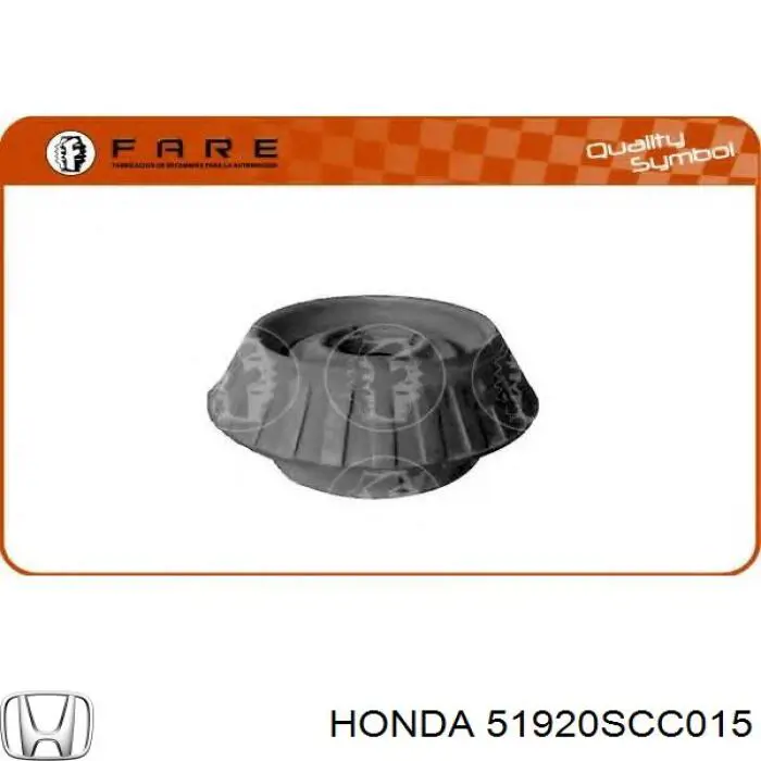 51920SCC015 Honda Poduszka amortyzatora przedniego