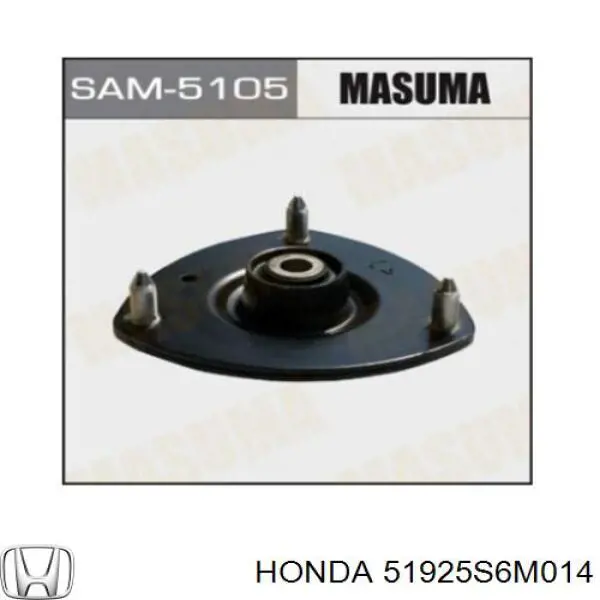 Do koszyka 51925S6M014 Honda Podpora amortyzatora przedniego lewego