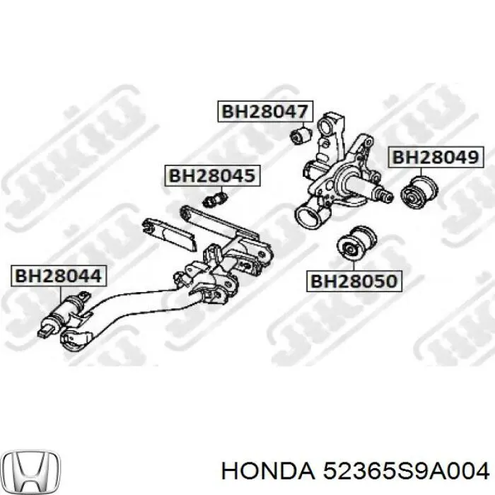 Do koszyka 52365S9A004 Honda Silentblock czopu tylnego