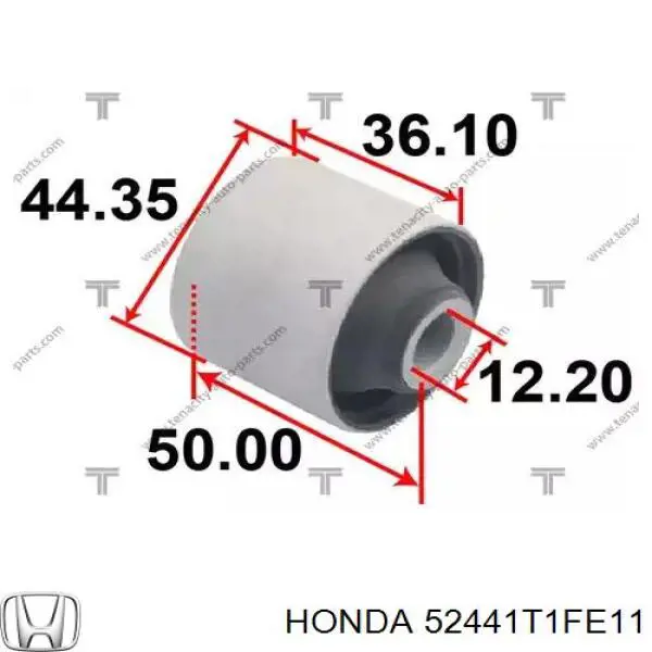 Do koszyka 52441T1FE01 Honda Sprężyna tylna
