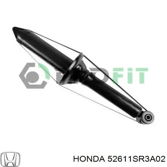 Amortyzator tylny 52611SR3A02 Honda