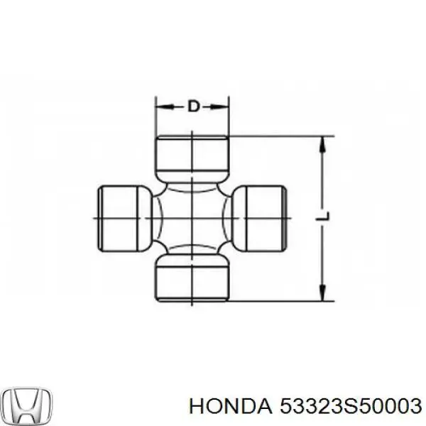Wał Cardana kolumny kierowniczej dolny Honda 53323S50003 cena, od 94,23 USD