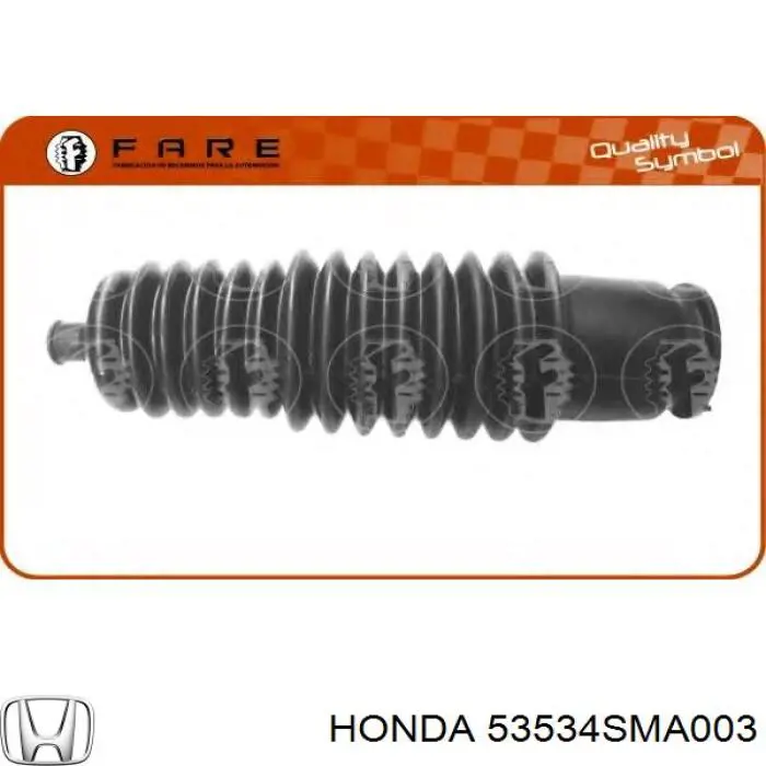 53534SMA003 Honda Osłona mechanizmu kierowniczego (maglownicy)