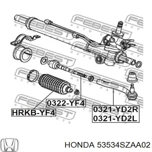 Osłona mechanizmu kierowniczego (maglownicy) do Honda Pilot II 