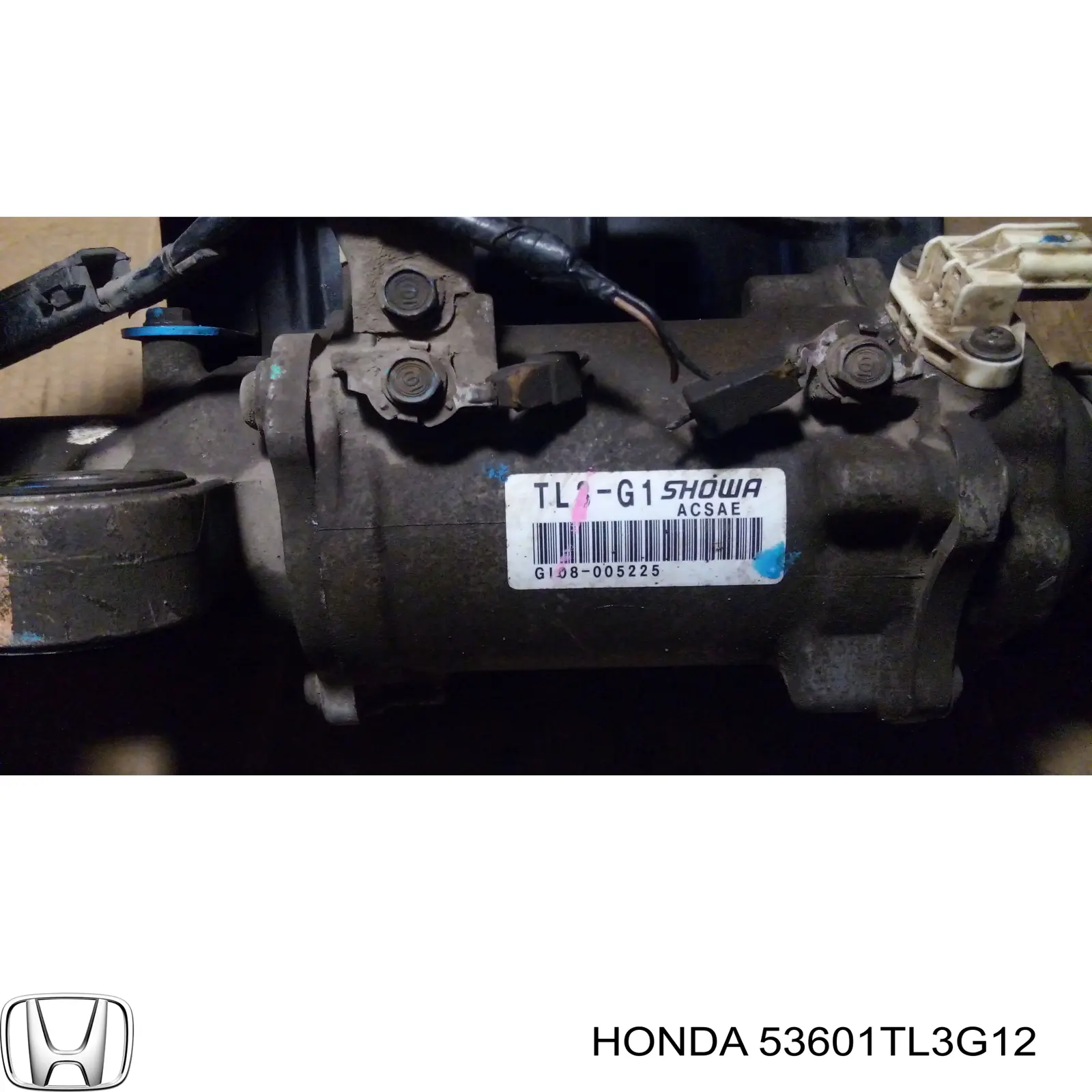 Do koszyka 53601TL3G12 Honda Listwa kierownicza (maglownica)