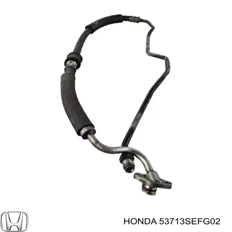 Przewód hydraulicznego układu wspomagania wysokiego ciśnienia, od pompy do maglownicy (mechanizmu) Honda 53713SEFG02 cena, od 132,80 USD
