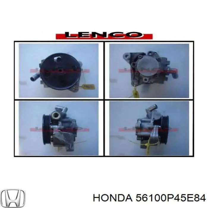 Pompa wspomagania hydraulicznego kierownicy Honda 56100P45E84 cena, od 73,24 USD