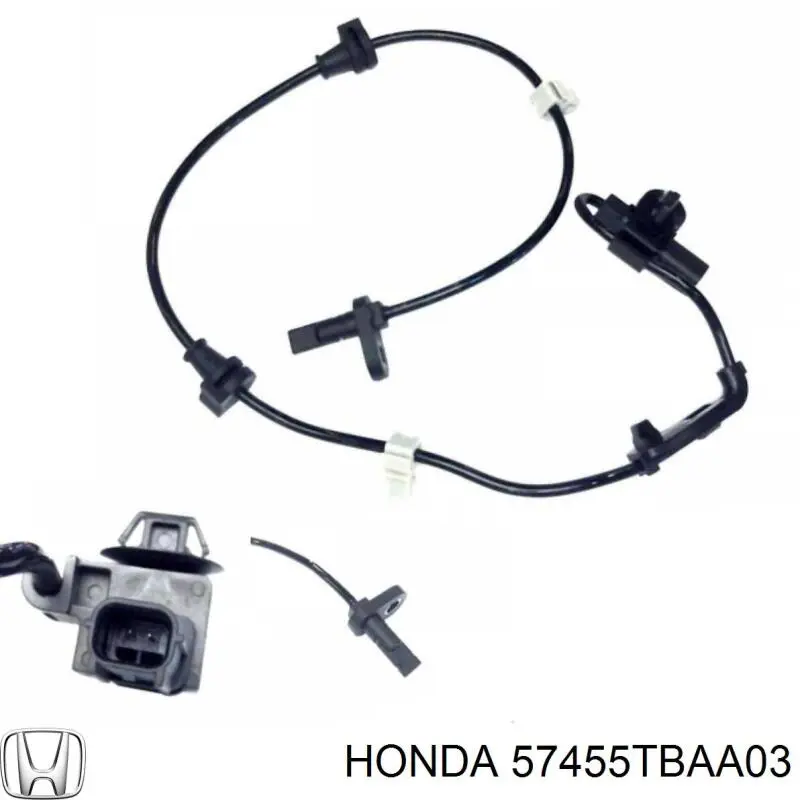 Czujnik ABS przedni lewy Honda 57455TBAA03 cena, od 23,49 USD