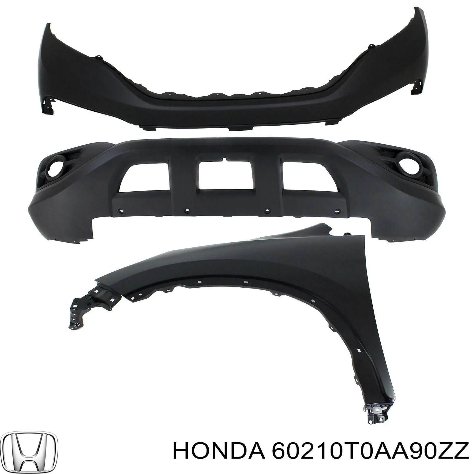 60210T0AA90ZZ Honda Błotnik przedni prawy