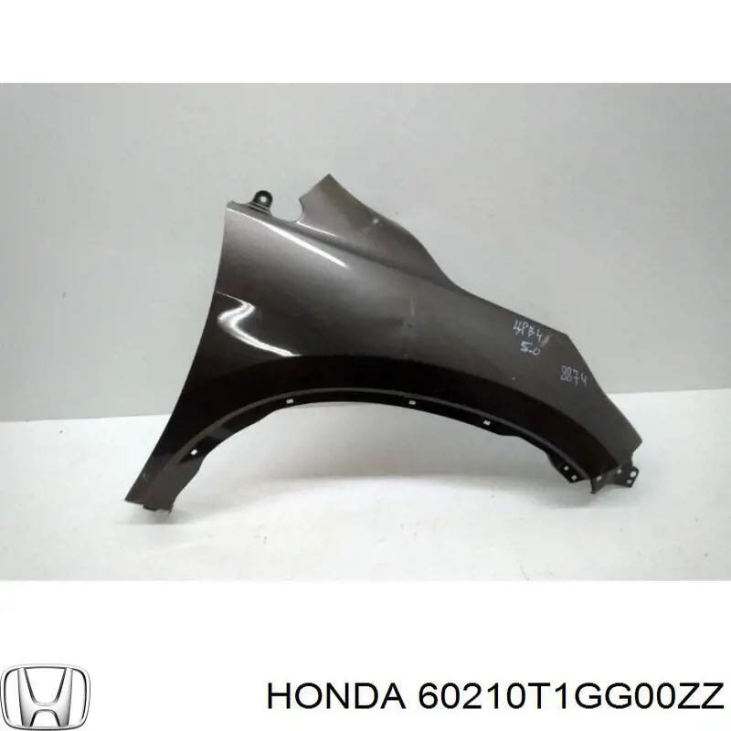 Błotnik przedni prawy 60210T1GG00ZZ Honda