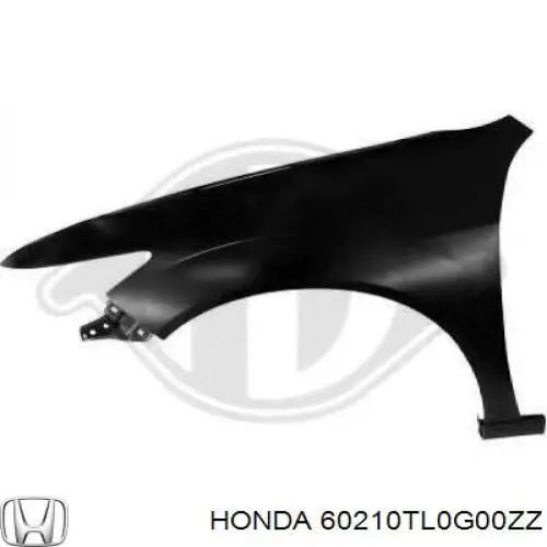 60210TL0G00ZZ Honda Błotnik przedni prawy
