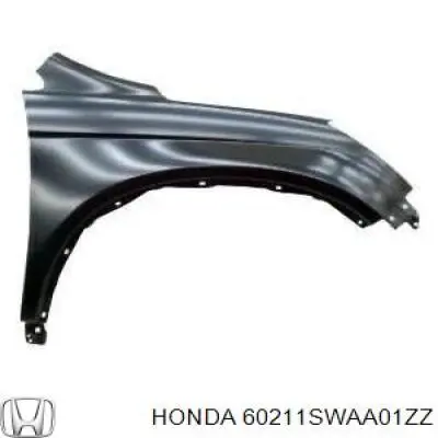 Błotnik przedni prawy Honda 60211SWAA01ZZ cena, od 64,66 USD