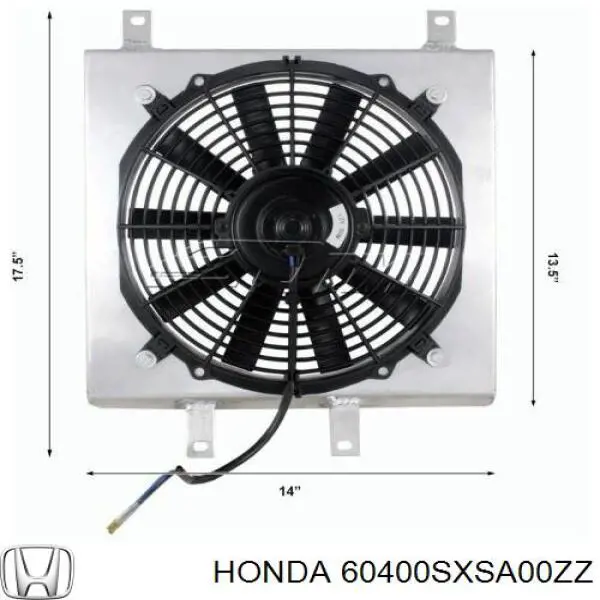 Osłona chłodnicy kompletna (panel mocowania reflektorów) Honda 60400SXSA00ZZ cena, od 142,92 USD