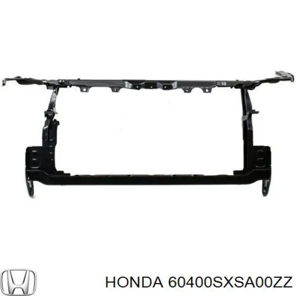 Do koszyka 60400SXSA00ZZ Honda Osłona chłodnicy kompletna (panel mocowania reflektorów)