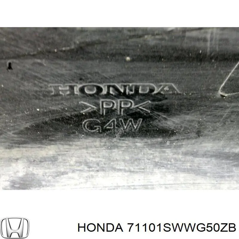 71101SWWG50ZB Honda Zderzak przedni