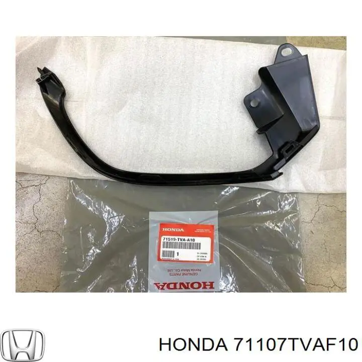 71107TVAF10 Honda Zaślepka (kratki) lamp przeciwmgielnych zderzaka przedniego lewa