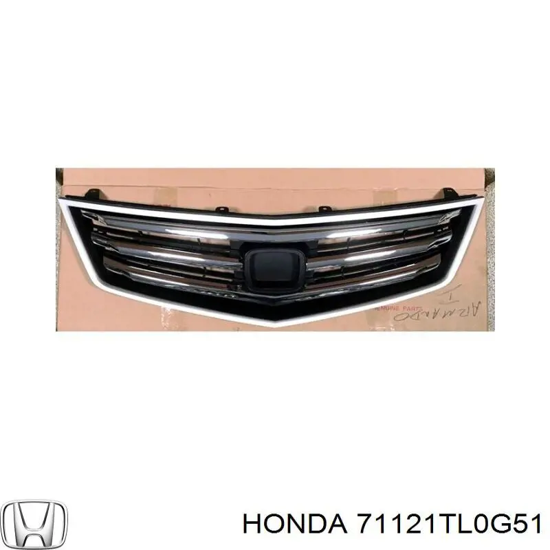 71121TL0G51 Honda Atrapa chłodnicy