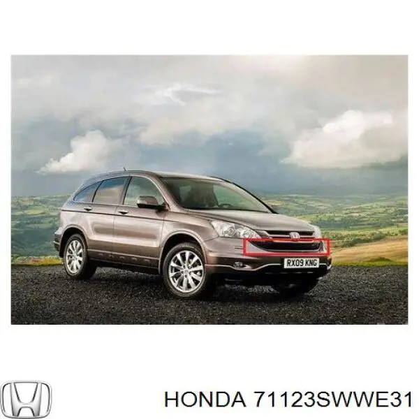 Atrapa chłodnicy Honda 71123SWWE31 cena, od 131,84 USD