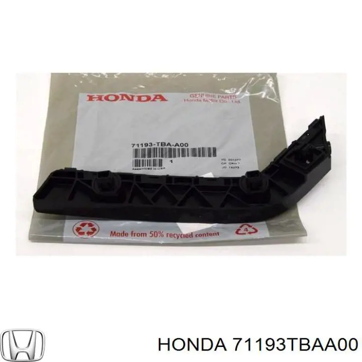 71193TBAA00 Honda wspornik zderzaka przedniego prawy