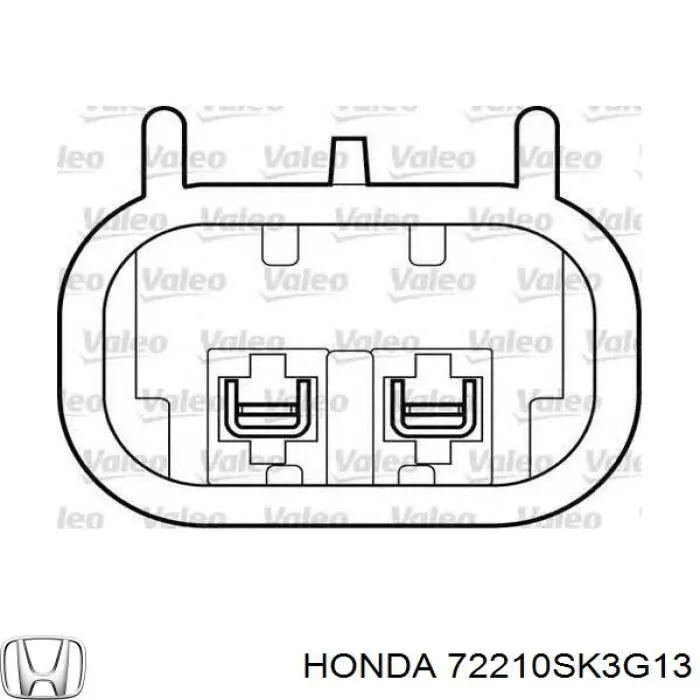 Do koszyka 72210SK3G13 Honda Mechanizm podnoszenia szyby drzwi przednich prawych
