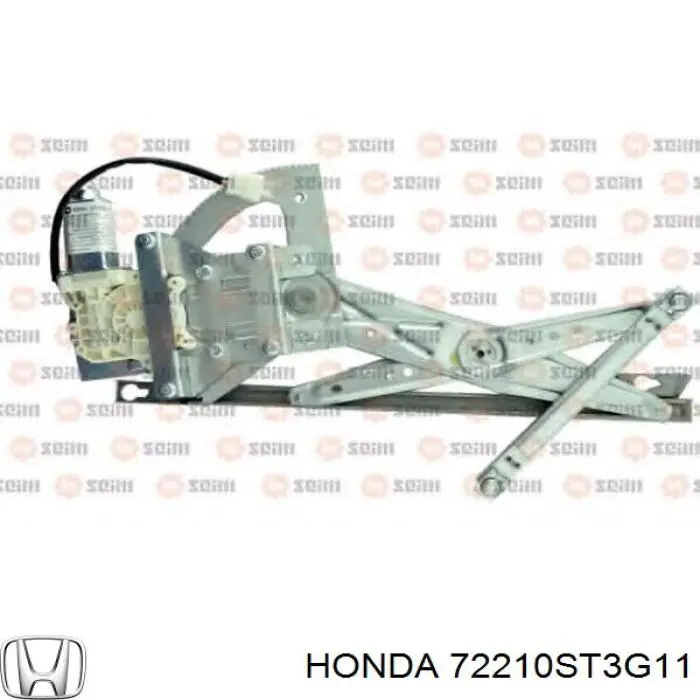 72210ST3G11 Honda Mechanizm podnoszenia szyby drzwi przednich prawych