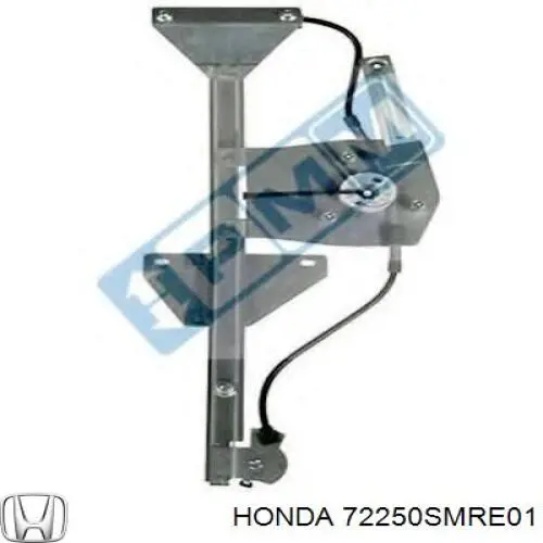 Do koszyka ZRHD704L Electric Life Mechanizm podnoszenia szyby drzwi przednich lewych