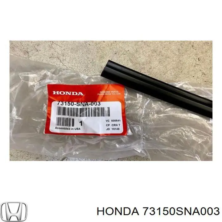 Listwa ochronna szyby przedniej Honda 73150SNA003 cena, od 17,73 USD