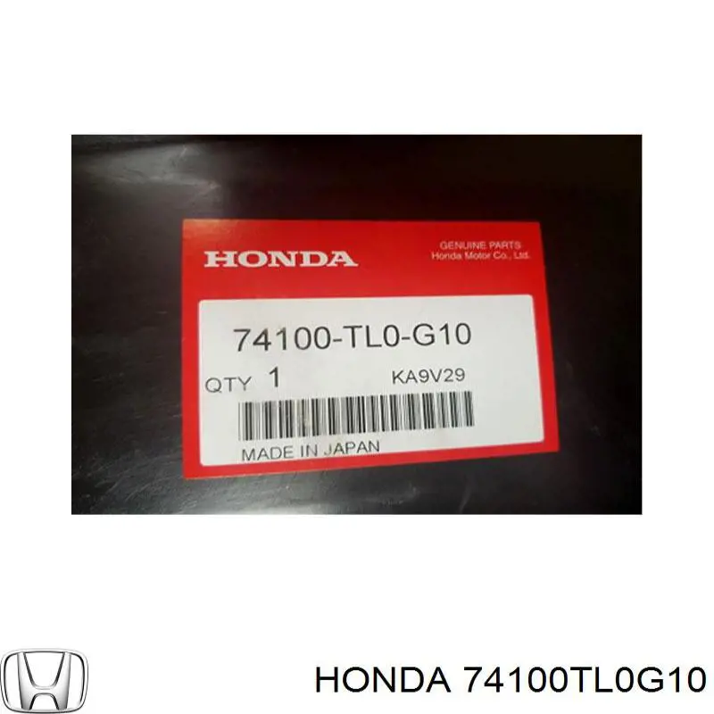Do koszyka 74100TL0G10 Honda Nadkole błotnika przedniego prawe