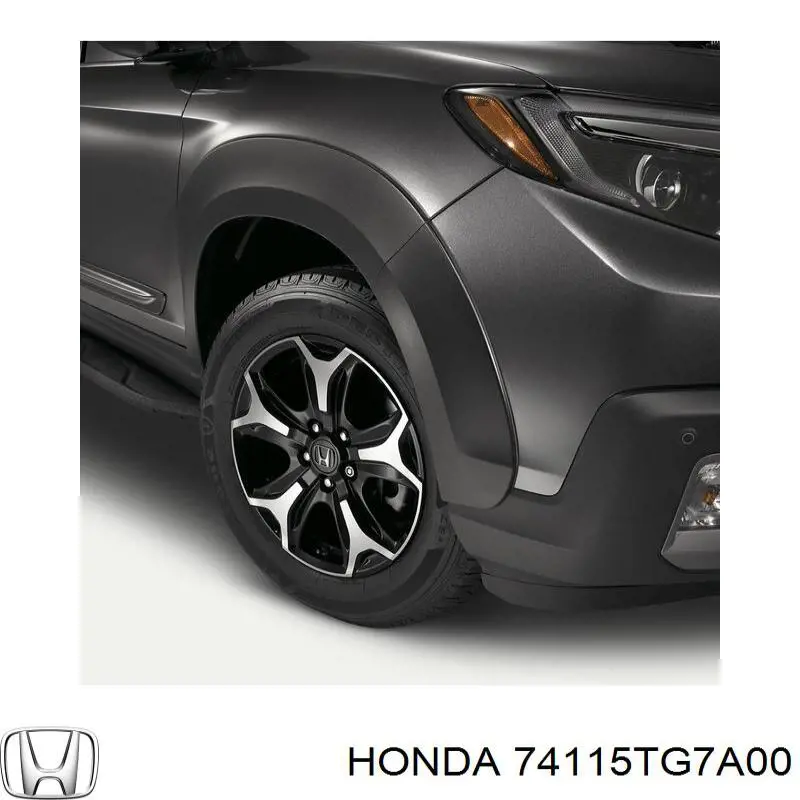74115TG7A00 Honda Poszerzenie (nakładka) reperaturki błotnika przedniego prawy