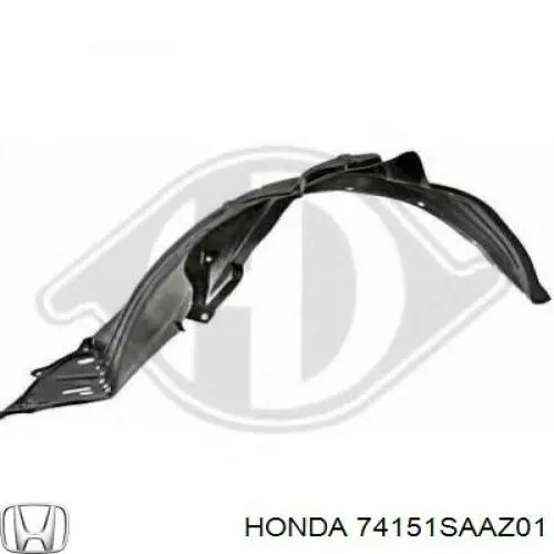 74151SAAZ01 Honda Nadkole błotnika przedniego lewe