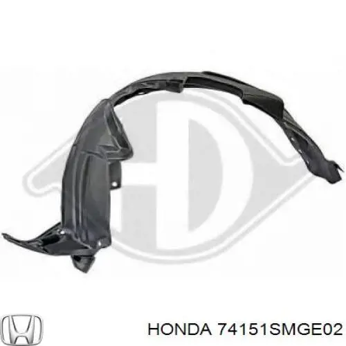 Nadkole błotnika przedniego lewe Honda 74151SMGE02 cena, od 25,36 USD