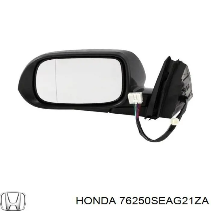 Do koszyka 76250SEAG21ZA Honda Lusterko wsteczne lewe