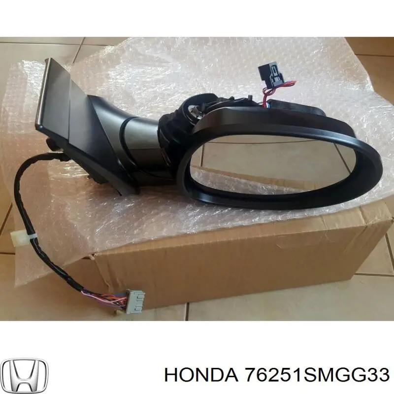 Do koszyka 76251SMGG33 Honda Lusterko wsteczne lewe