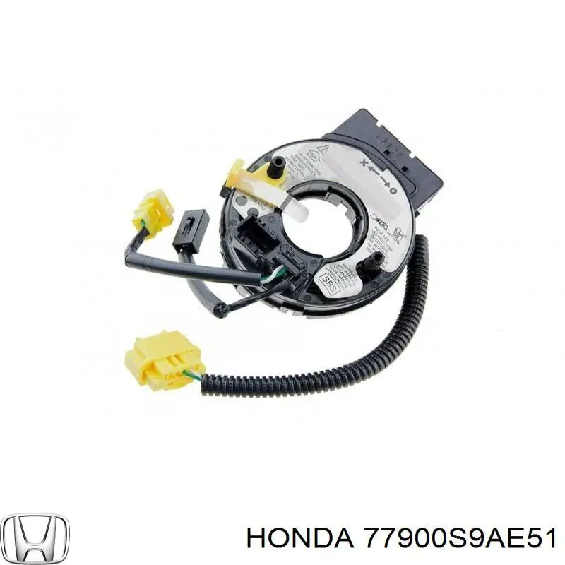 77900S9AE51 Honda Pierścień kontaktowy AIRBAG, taśma kierownicy