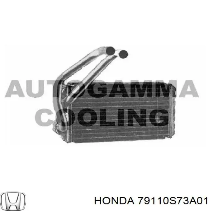 Do koszyka 79110S73A01 Honda Chłodnica nagrzewnicy (ogrzewacza)