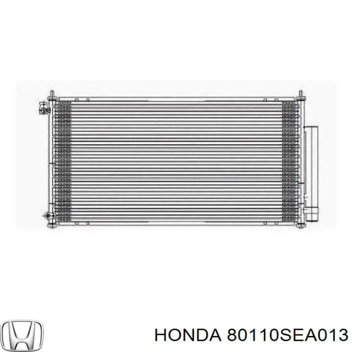80110SEA013 Honda Chłodnica klimatyzacji