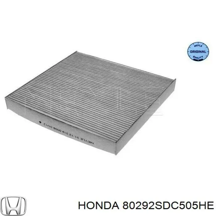 Do koszyka 80292SDC505HE Honda Filtr kabiny