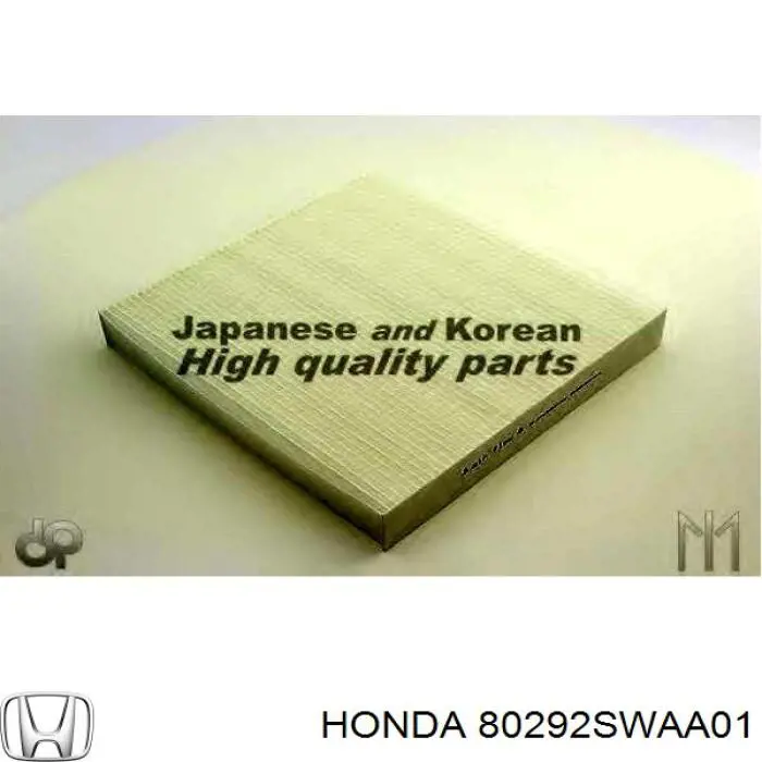 Filtr kabiny Honda 80292SWAA01 cena, od 10,72 USD