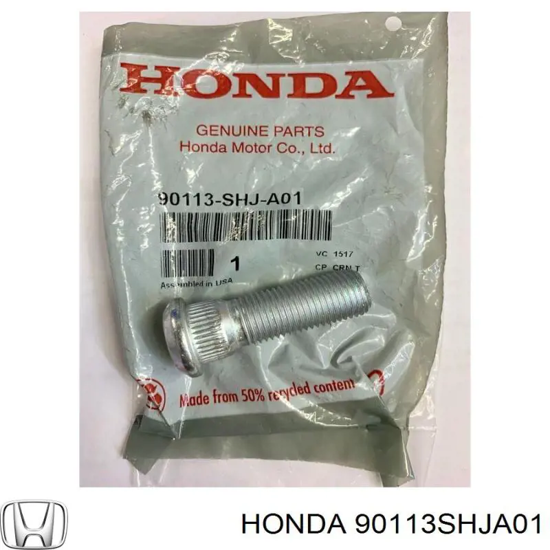 Do koszyka 90113SHJA01 Honda Śruba piasty