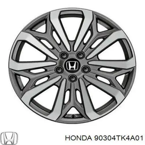 Nakrętka koła Honda 90304TK4A01 cena, od 7,33 USD